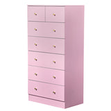 Macaron pink textured surface, particleboard with melamine veneer, 66*40*131cm, 52 drawer cabinet, 57902638