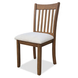 Dining Room Furniture, Dining Chair with LIGHT BROWN Finish Set of 2 Seating Chairs Cushion Seats W2170P208391