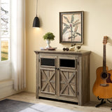 2 Doors Large Buffet Sideboard, Bar Wine for Entryway Living Room Buffet W2275P149111