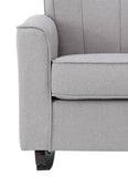 Light Grey Rocking Chair with Track Arm B062P215454