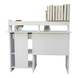 ZNTS General Style Modern E1 15MM Chipboard Computer Desk White 79137938