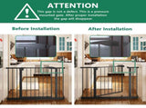 29.5-44.1" Wide Baby Gate for Stairs, Dog Gate Indoor for Doorways, No Drilling Pressure Mounted Pet 76387143
