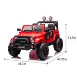 24V Kids Ride On Electric Car W/Parents Control,Seat width 19.09in,2WD,Rear suspension,Trunk W1578P228745