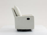 Short plush manual button armchair sofa W547P322815