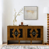 60" Mid Century Modern Sideboard Buffet Cabinet with Storage, TV Media Console, Storage Cabinet with W1801P288502