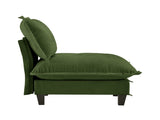 73 Armless Sofa Chenille- Green W714P448384