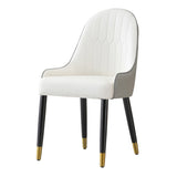 Modern Dining Chairs Set of 2 pcs Faux leather Dining Chair with Metal legs for Living Room/Dining W509P167720