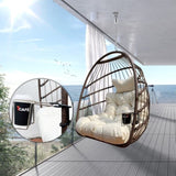 ZNTS Swing Hammock Egg Basket Chairs Without Stand Indoor Outdoor, UV Resistant Cushion Hanging Chair, W2707P184371