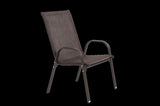 2 Piece Patio, Outdoor Camping with Breathable Textilene Fabric, Set of 2 Garden W640P252260