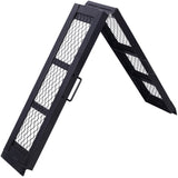 ZNTS 80" Steel Loading Ramp, 500LBS Capacity, Portable Motorcycle Ramp, Folding ATV Ramp for Pick up 45431521