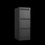 ZNTS 3 Drawer File Cabinet with Lock,Two Drawer Filing Cabinet,Vertical Metal File Cabinet for Home W1247P173369