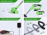 21V 300W Cordless Grass Trimmer Rechargeable Lawn Mower 18000M/Min Weed Cutter with Saw Blade 2 16783490