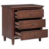 U_STYLE 3-Drawer Nightstand Storage Wood Cabinet WF319366AAD