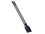 Heavy Duty Post Hole Digger 57.5-Inch, Manual Hole Digger with Carbon Steel Handle, Scale Markings & 32446276