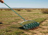 18in Lawn Aerator, Heavy Duty Rolling Aerator Lawn Tool, Manual Lawn Aerator Yard Aerator 00560930