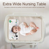 Eco-Friendly HDPE Baby Diaper Changing Table 33.86" x 24.02" x 41.34" Non-Toxic Plastic Nursery W509P300550