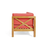 ZNTS BRAVA X-BACK RIGHT CORNER BENCH, RED 57968.00RED