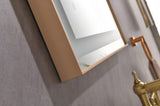 96in. W x36 in. H Frameless Single Bathroom Vanity Mirror in Polished Crystal Bathroom Vanity W1272100775