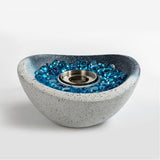 Tabletop Fire Pit with Mixed Color, Outdoor & Indoor Fire Pit, Portable Concrete Fire Pit, Personal 56702288