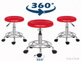 Round Stool with Lines Rotation Bar Stool Red 61896617