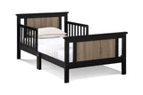 Connelly Reversible Panel Toddler Bed Black/Vintage Walnut B02257225