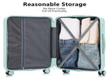 HIFINE TOURIST 20"/24"/28" 3 pcs/set in ABS Spinner Wheel Luggage, Matching Color , With Combination W2787P278781