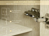 Natural Wood Sideboard Buffet Cabinet with Double Doors Adjustable Shelves And Wood Legs for Kitchen 52448874