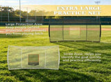 Softball & Baseball Net with Strike Zone Tee Caddy And Portable Carry Bag Pitching Hitting Training 06232030