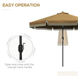 ZNTS Outdoor beach umbrella / Sun Umbrella （Prohibited by WalMart） 02290295