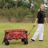 Utility Park Garden Cart Tool Customized Color Folding Camping Trolley Outdoor Picnic Beach Wagon, W321P297097