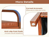 Comfy Armchair with Removable Cushions & Lumbar Pillow, Ergonomic Accent Chair Support 400 lbs 63921264