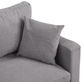 57 " High Resilience Loveseat Sofa, Wooden Frame 2 Seat Sofa, Comfy , Small Space Saving Modern W311P221207