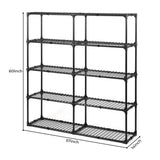 5-SHELF WIRE RACK WITH COVER W285P166905