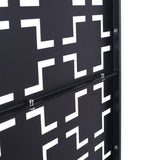 Outdoor & Indoor Privacy Metal Privacy 76" H48" W, Freestanding Decorative Privacy W465P193210