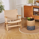 ZNTS Ottoman Poof, Natural Seagrass Poufs, Hand Weave Round Footstool, Pouffe Accent Chair, Sitting 08614249