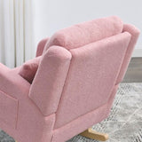 Welike 27.5 "W Modern Accent High Back Living Room Casual Armchair Rocker with One Lumbar W834105961