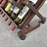 26 Bottles Freestanding wine rack,Wine Storage Rack, Freestanding Display Rack for Kitchen, Pantry, W2221P191954