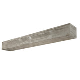 60" Rustic Wood Fireplace Mantel,Wall-Mounted & Floating Shelf for Home Decor W1390138522