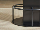 3-Piece Bar Table and Stool Set 31.5-inch round bar table two stools Compact wooden dining bar 33769028