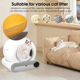 ZNTS Self-Cleaning Cat Litter Box, Automatic Scooping and Odor Removal, App Control Support 2.4G WiFi, W1655122596