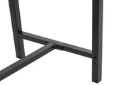 Industrial Style Porch Table Single Layer Black Oak Triamine Board 105 * 30 * 75005332