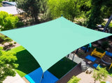 12'X16' Turquoise HDPE sunshade sail 37756480