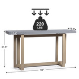Modern Wood Entryway Console Table Sofa Table, Long Entryway Table for Hallway Living Room Foyer 53585278