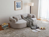 Sofa-in-a-Box, Memory Foam 2-Seater Couch, No Installation & Easy to Transport, Deep Seat Modern W668P381895