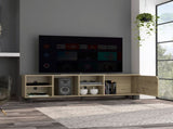 Harwich 5-Shelf TV Stand Light Oak B06280295