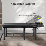 Professioanl Massage Table , Backrest Adjustable, Removable Headrest, Bottom Shelf Storage , Memory W1422P250587