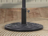 Garden Patio Umbrella Base, Outdoor Market Umbrella Stand, Backyard Umbrella Weight in Black 27lbs 34743346