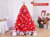 6 FT Pre-lit Artificial Christmas Tree, Hinged Xmas Pine Tree with 800 Branch Tips, 300 Lightsfor 59028101