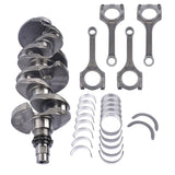 Crankshaft with 4x Connecting Rod & Rod Bearing Kit Fit for Hyundai Accent 1.6L 2012-2017 04693731