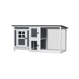 Outdoor Indoor Poultry Cage Small Animal House outdoor chicken hutch coop with running cage W21949176